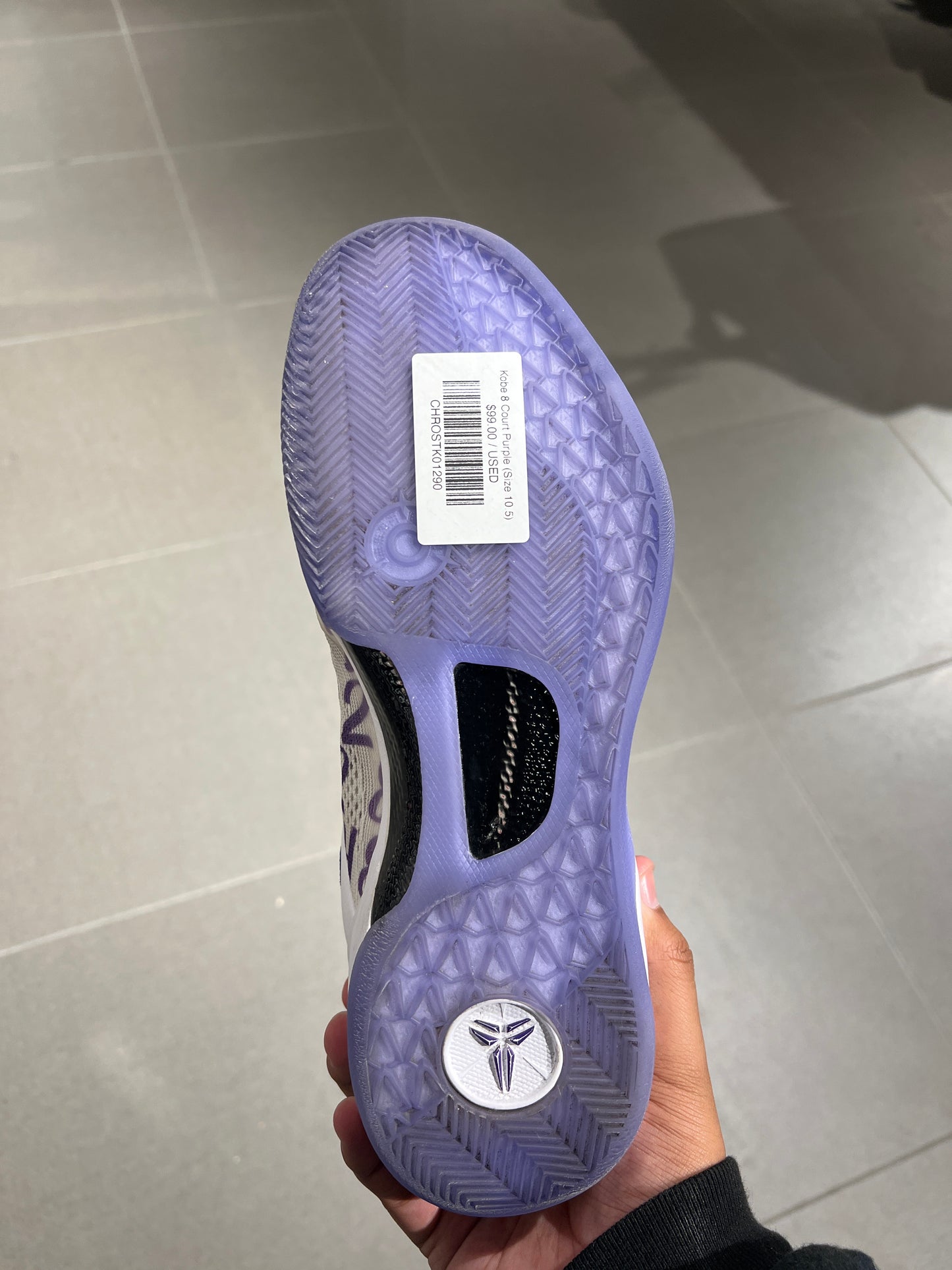 Kobe 8 Court Purple (Size 10.5)