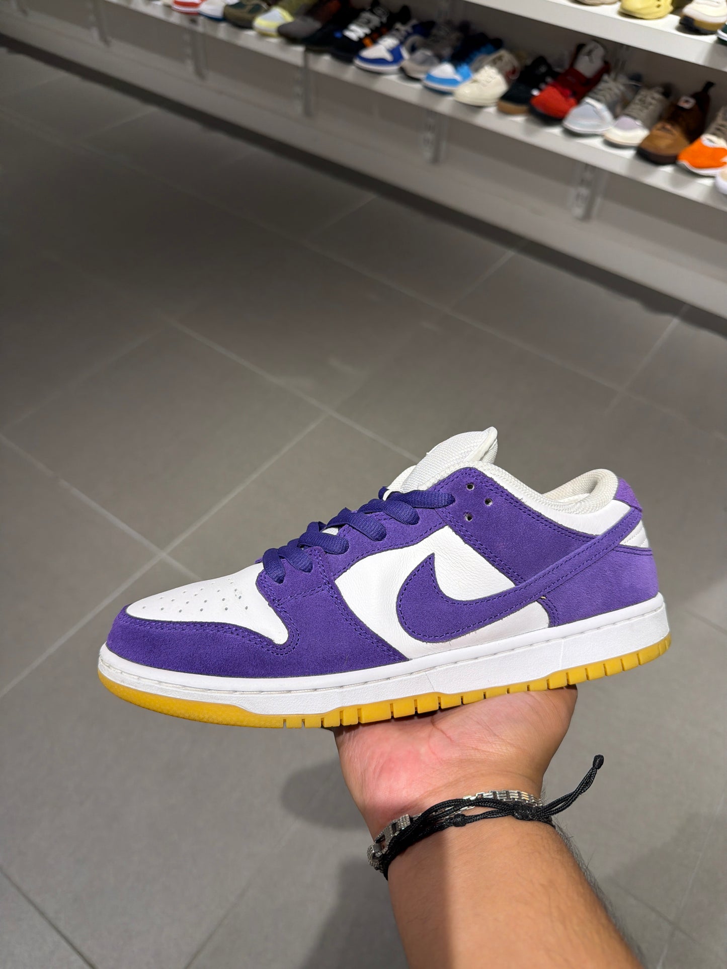 Purple Suede SB Dunk (Size 10.5)