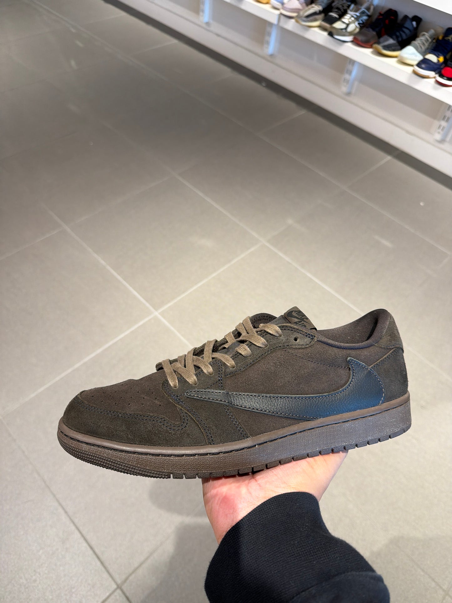 J1 Travis Scott Velvet Brown (Size 12)