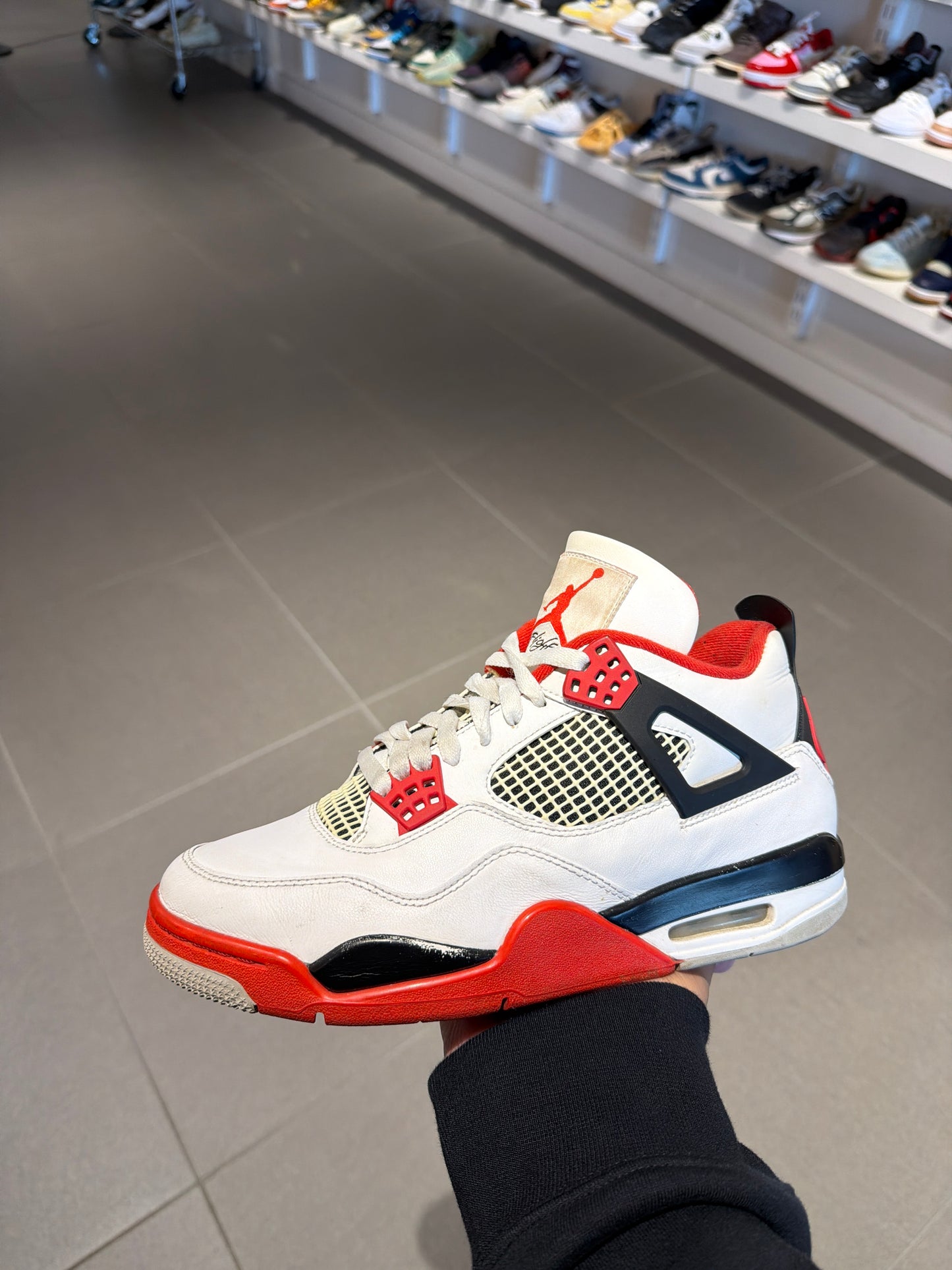 J4 Fire Red (Size 8.5)