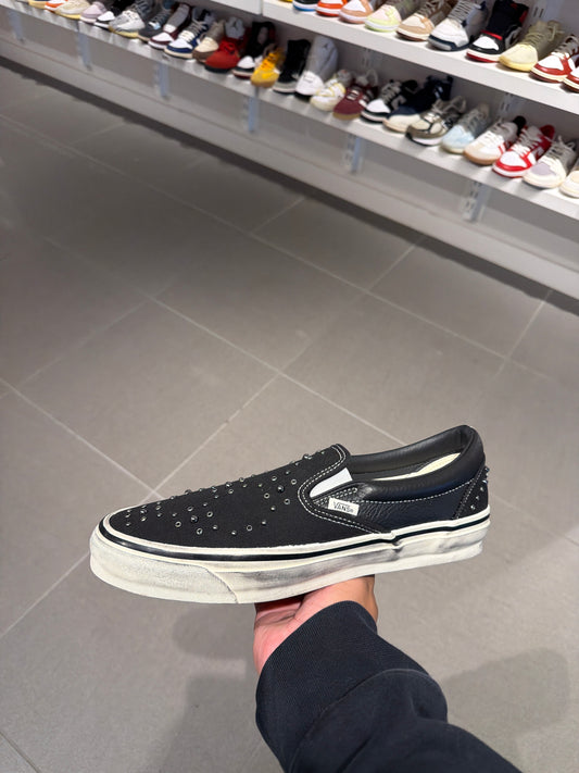 Black Pearlized Vans Slip-On (Size 12)
